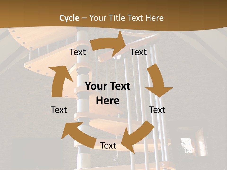 Step Wood Modern PowerPoint Template