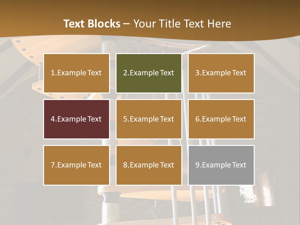 Step Wood Modern PowerPoint Template