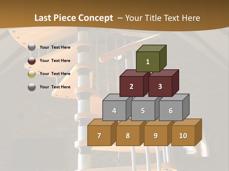 Step Wood Modern PowerPoint Template