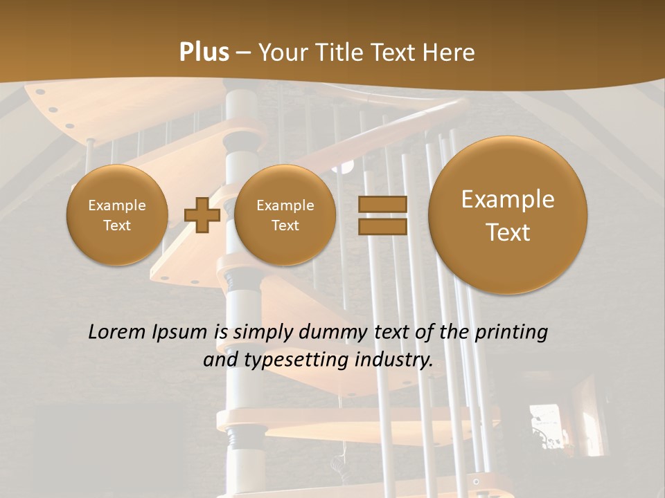 Step Wood Modern PowerPoint Template