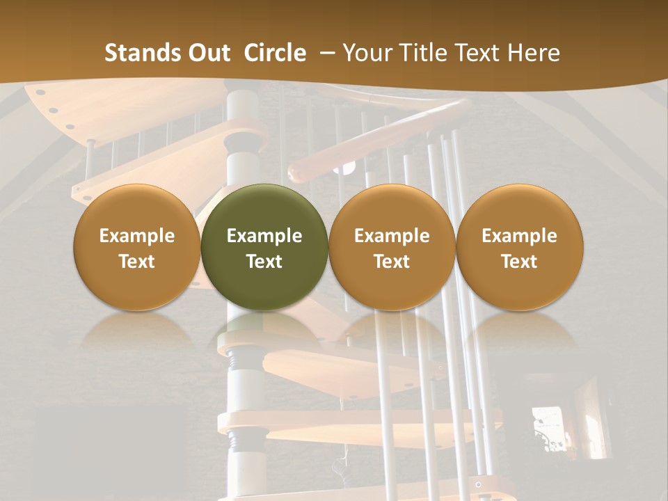 Step Wood Modern PowerPoint Template