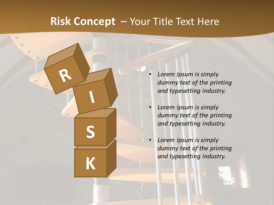 Step Wood Modern PowerPoint Template