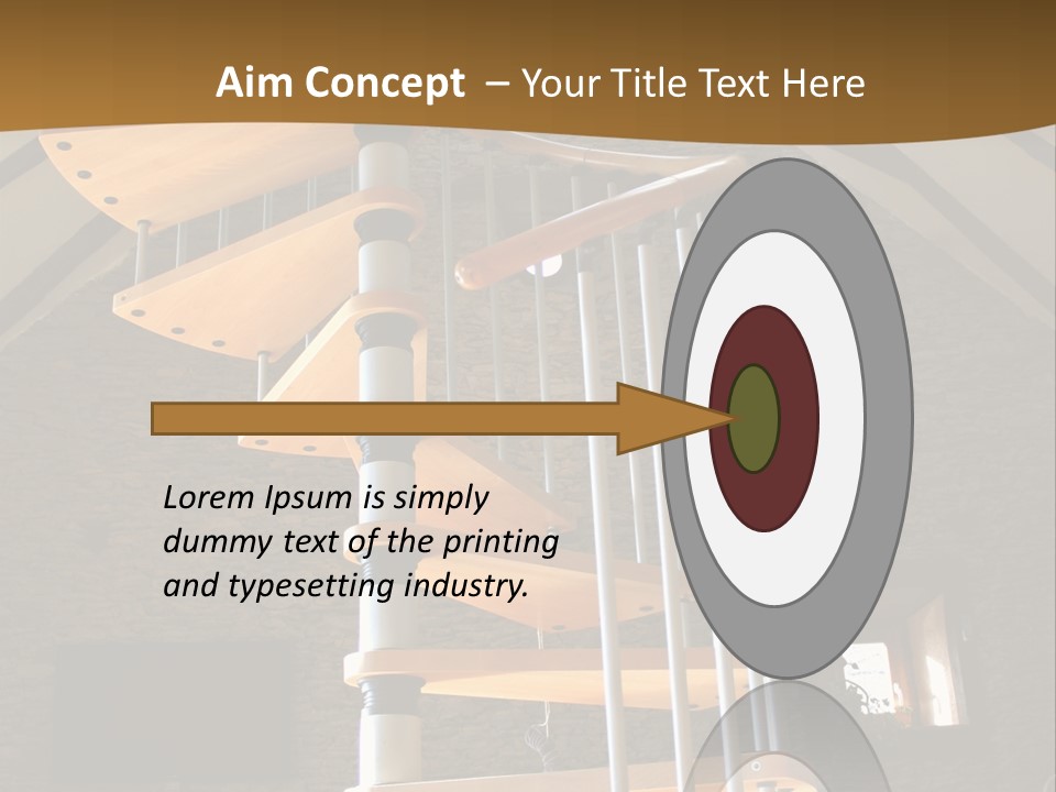 Step Wood Modern PowerPoint Template