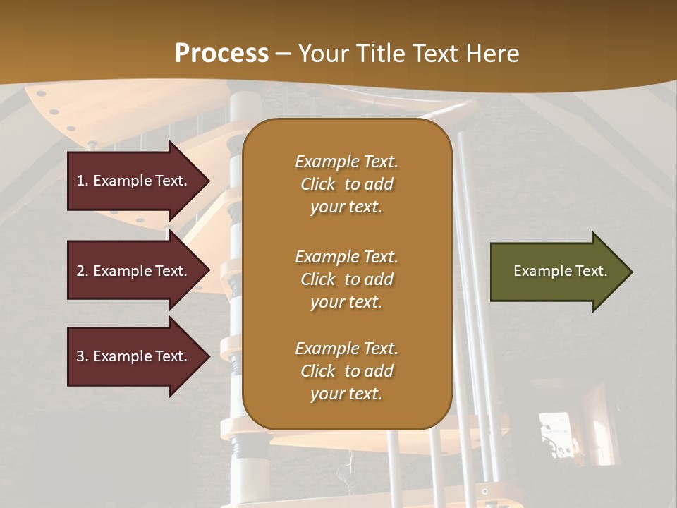 Step Wood Modern PowerPoint Template