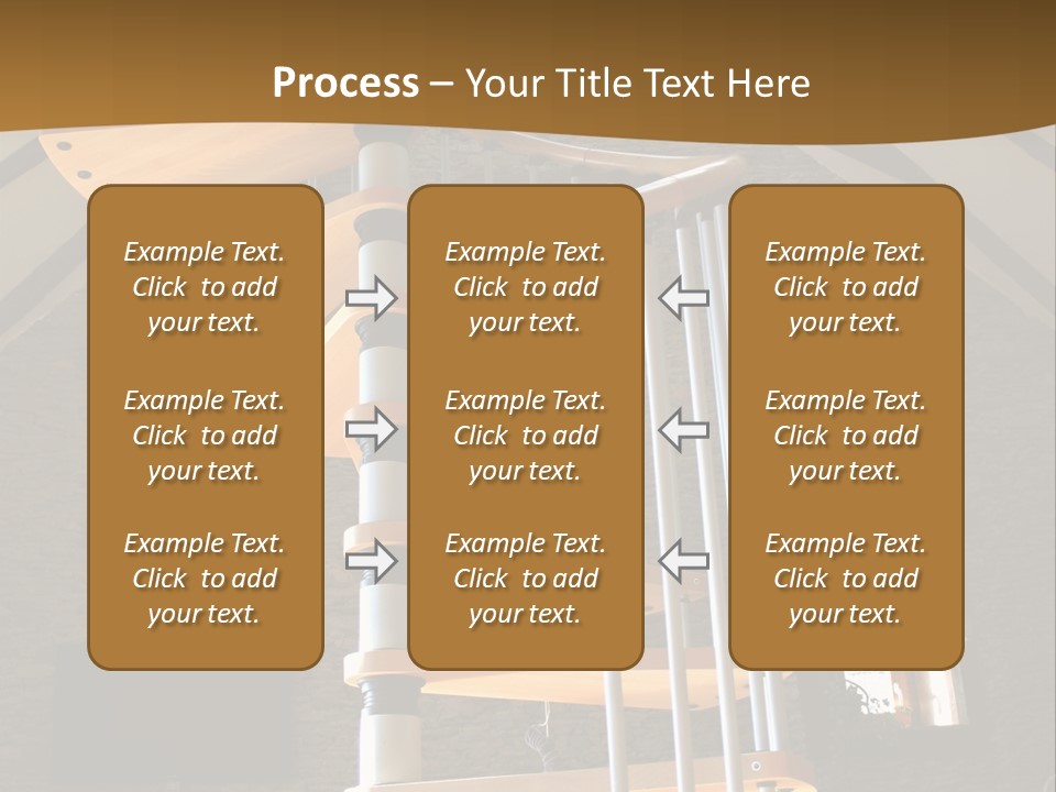 Step Wood Modern PowerPoint Template