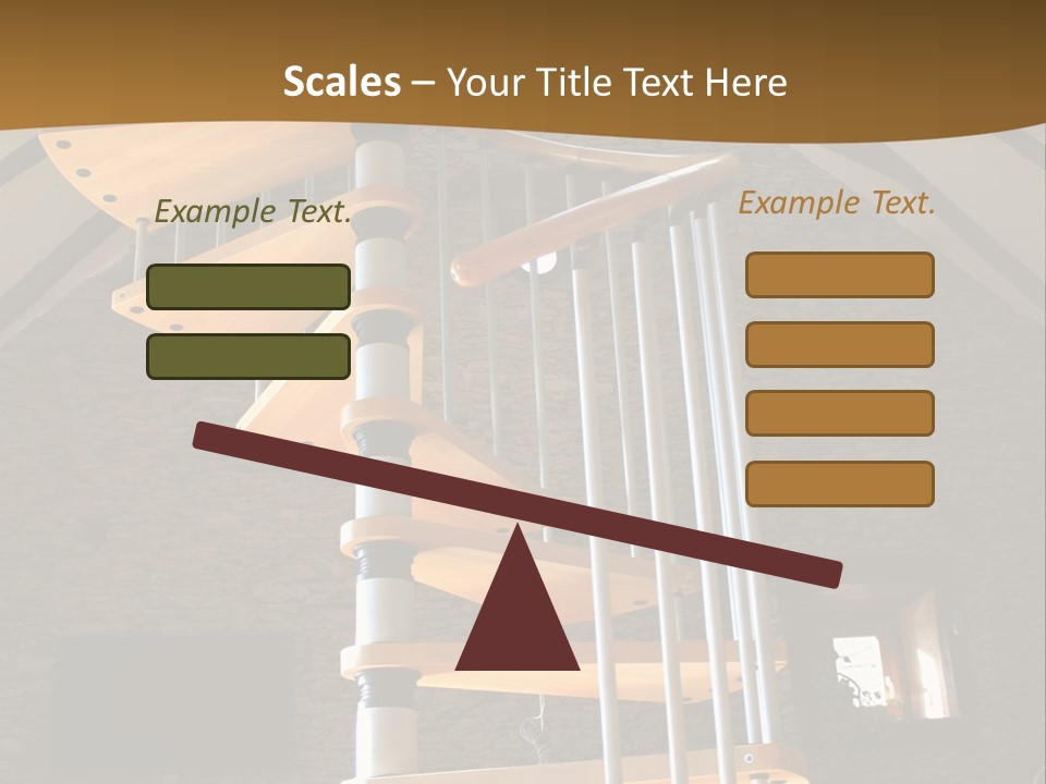 Step Wood Modern PowerPoint Template