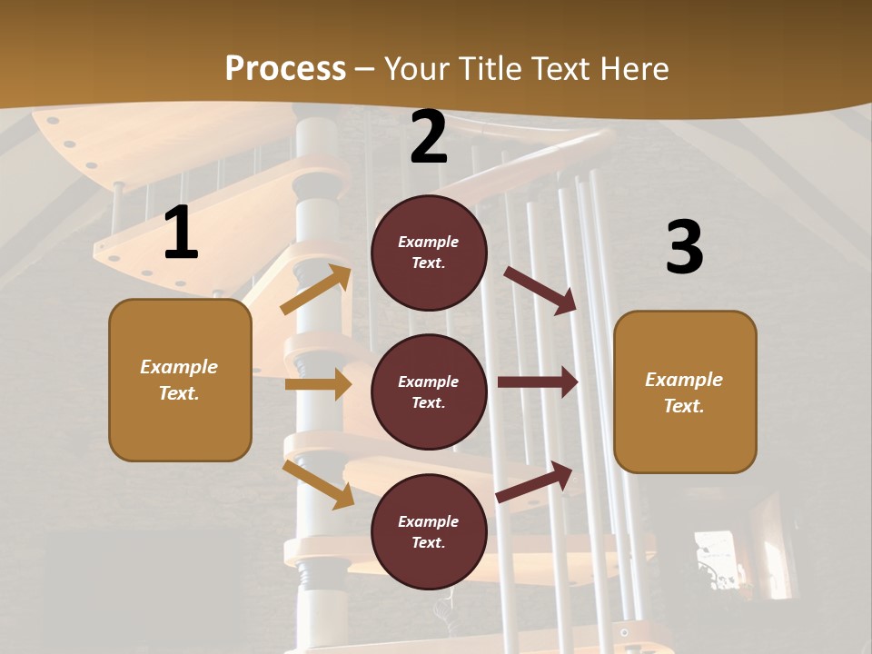 Step Wood Modern PowerPoint Template