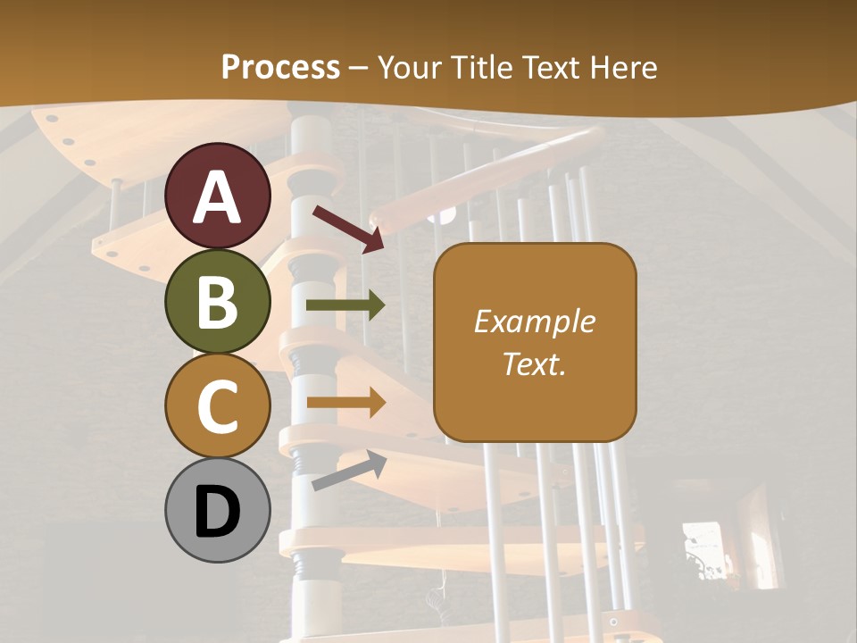Step Wood Modern PowerPoint Template