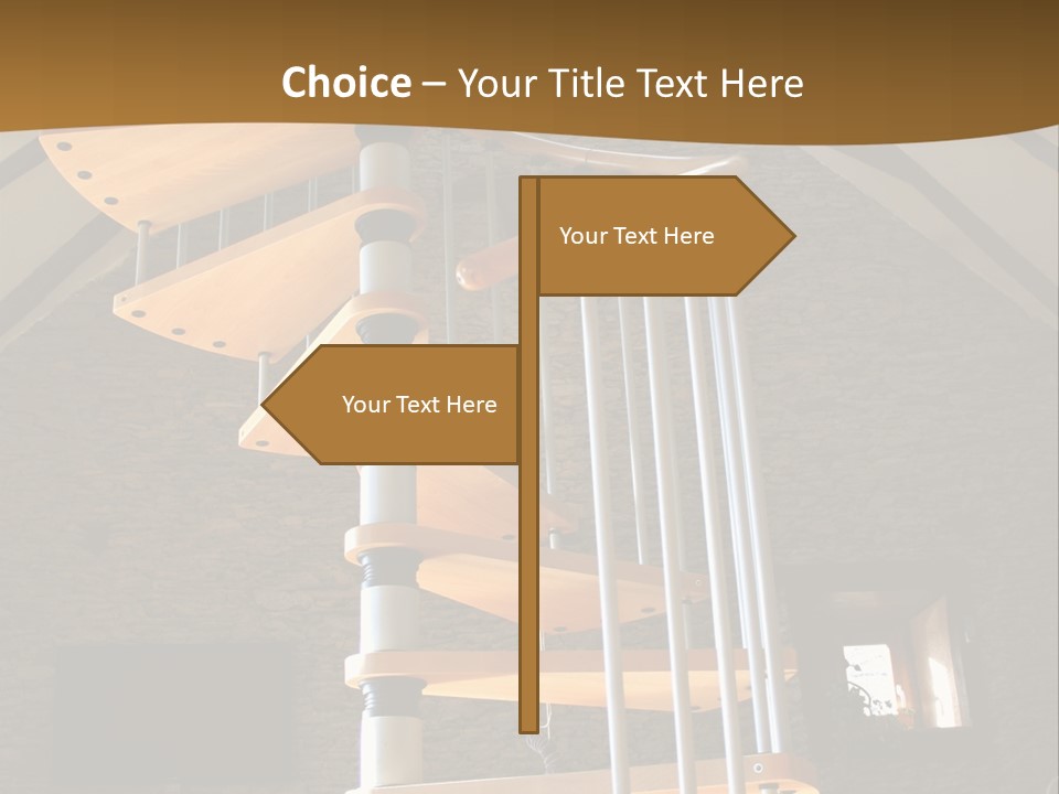 Step Wood Modern PowerPoint Template