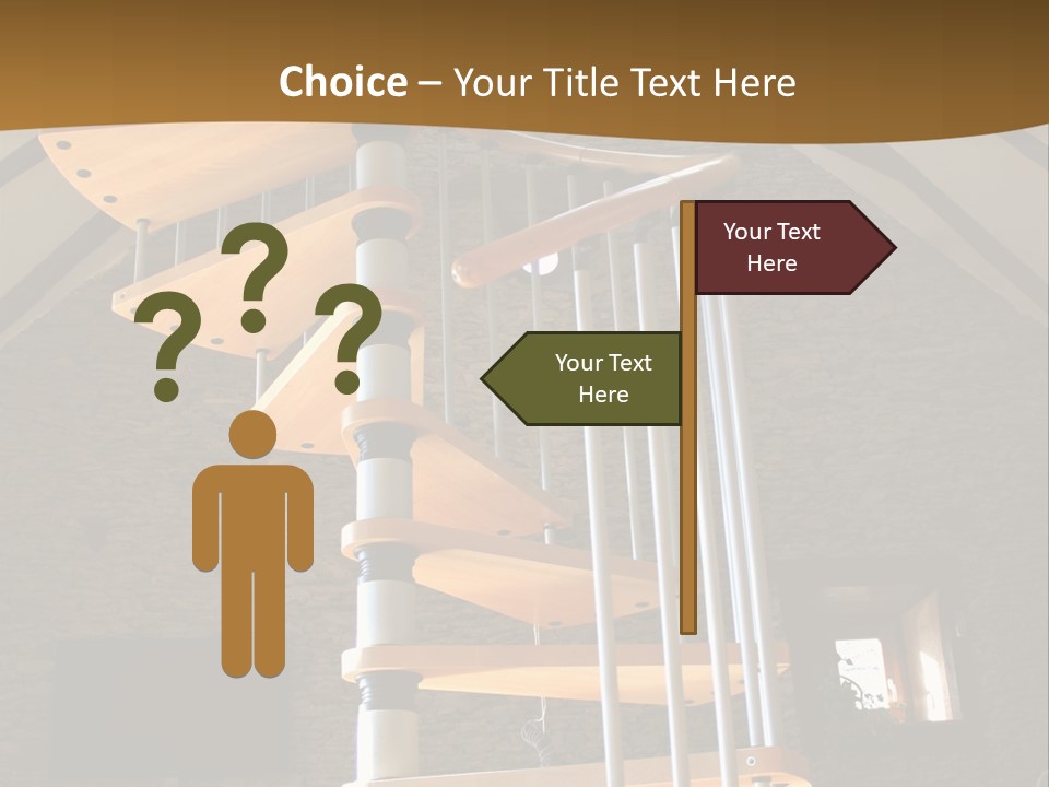 Step Wood Modern PowerPoint Template