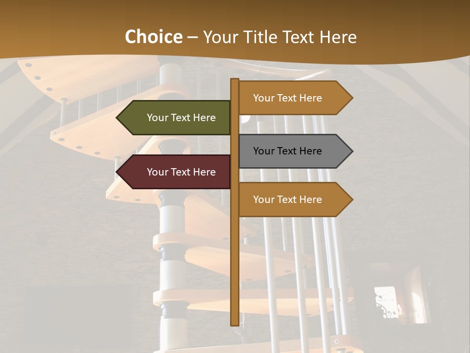 Step Wood Modern PowerPoint Template