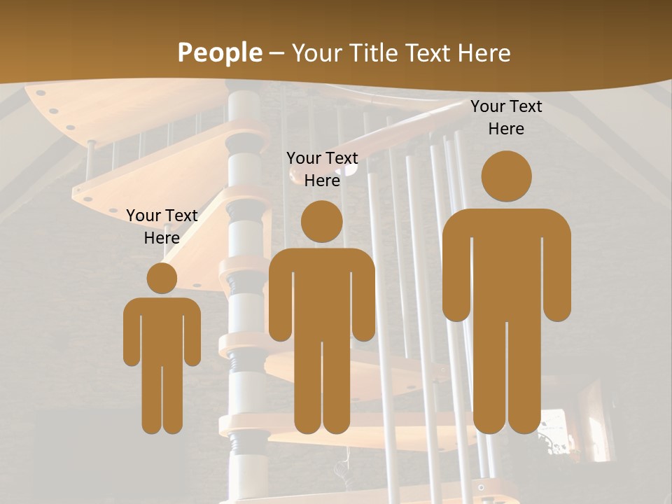 Step Wood Modern PowerPoint Template