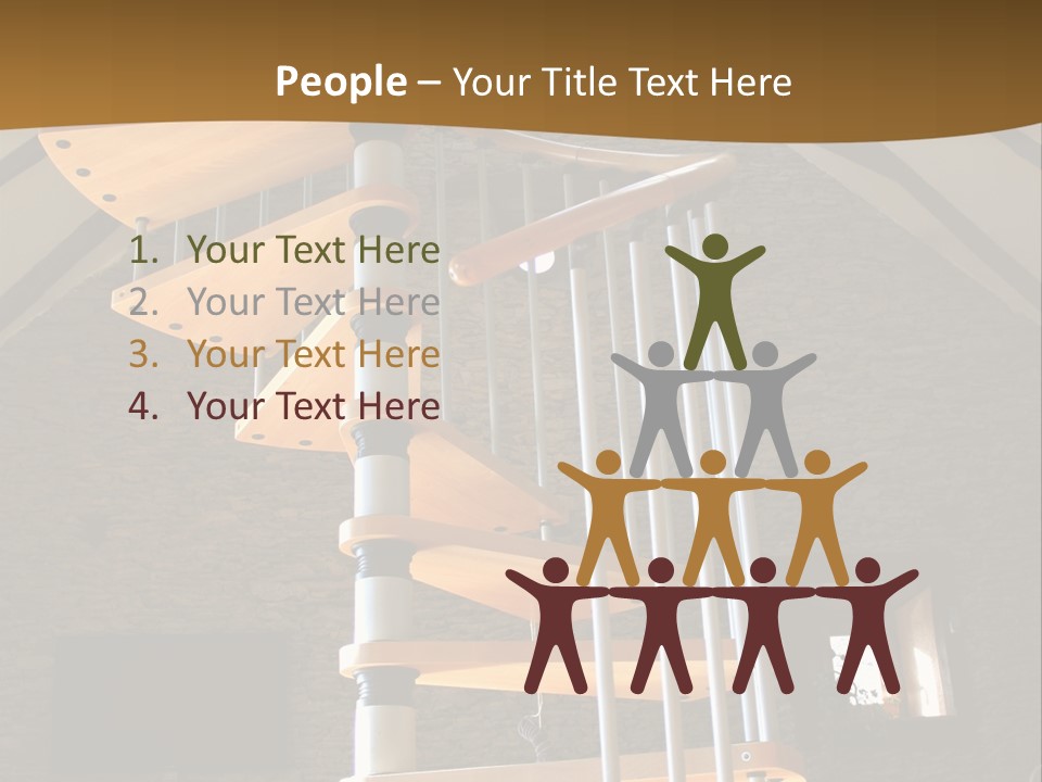 Step Wood Modern PowerPoint Template