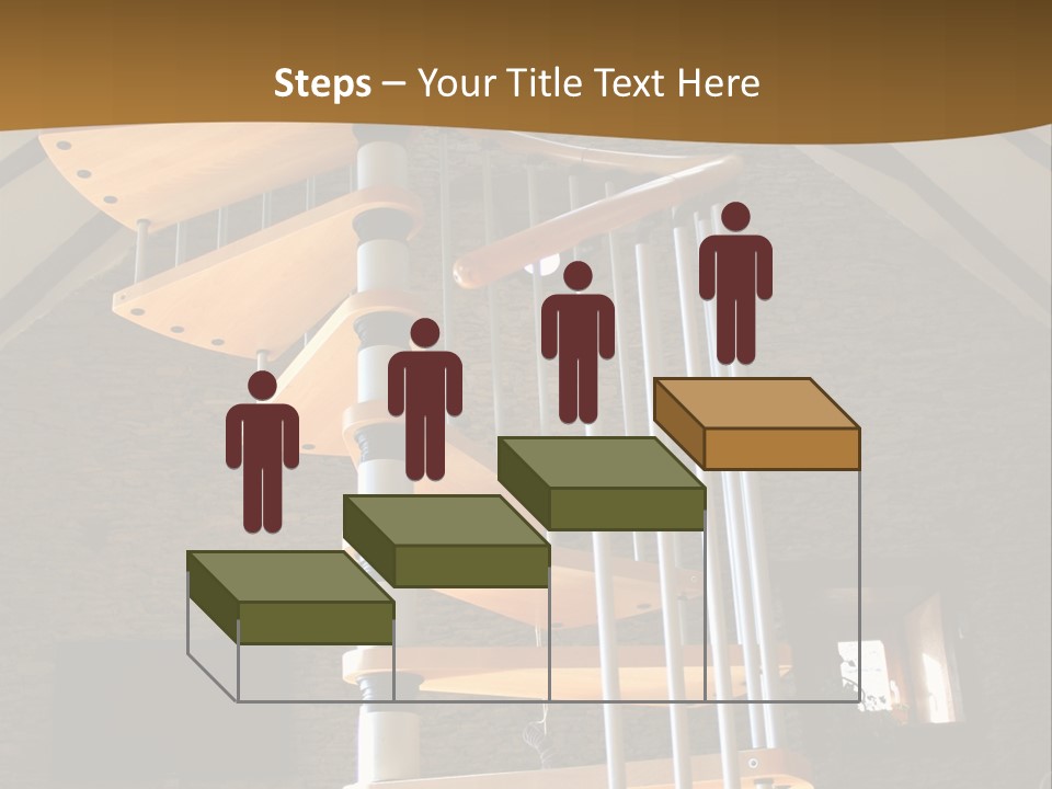Step Wood Modern PowerPoint Template