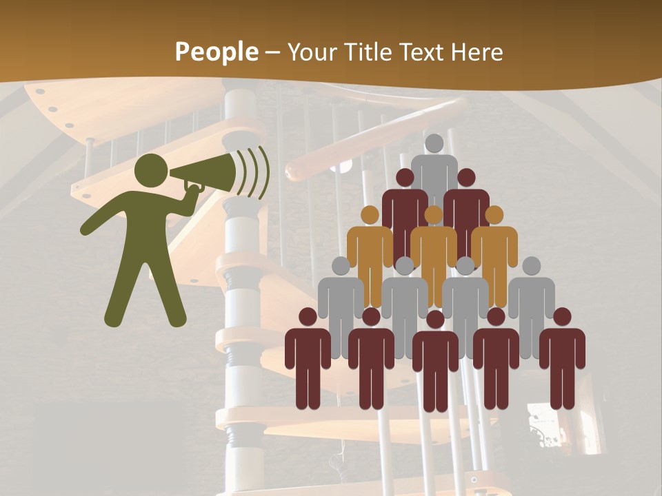 Step Wood Modern PowerPoint Template