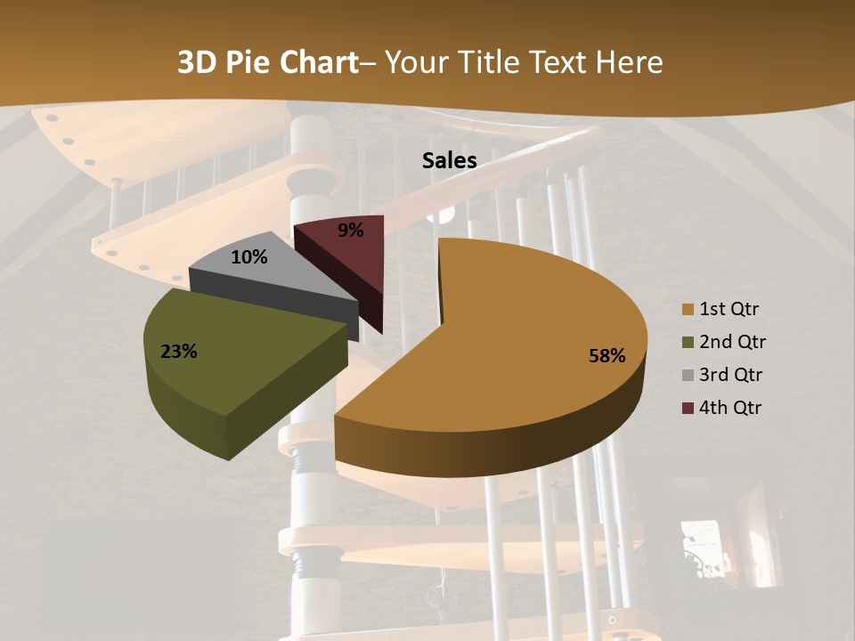Step Wood Modern PowerPoint Template