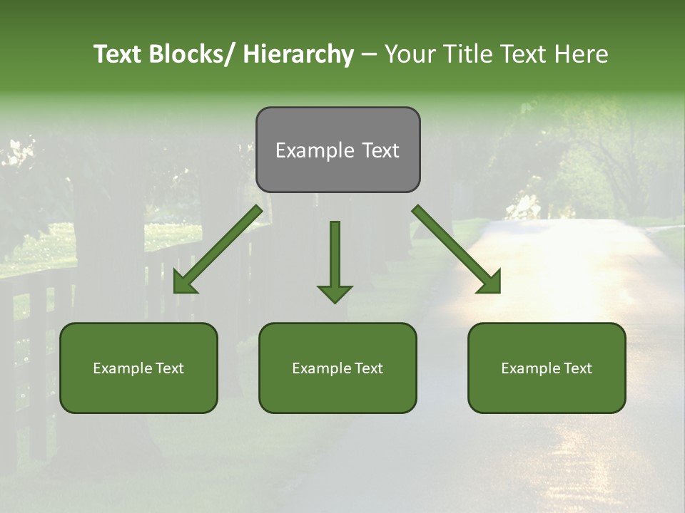 Horsefarm Landscape Fence PowerPoint Template