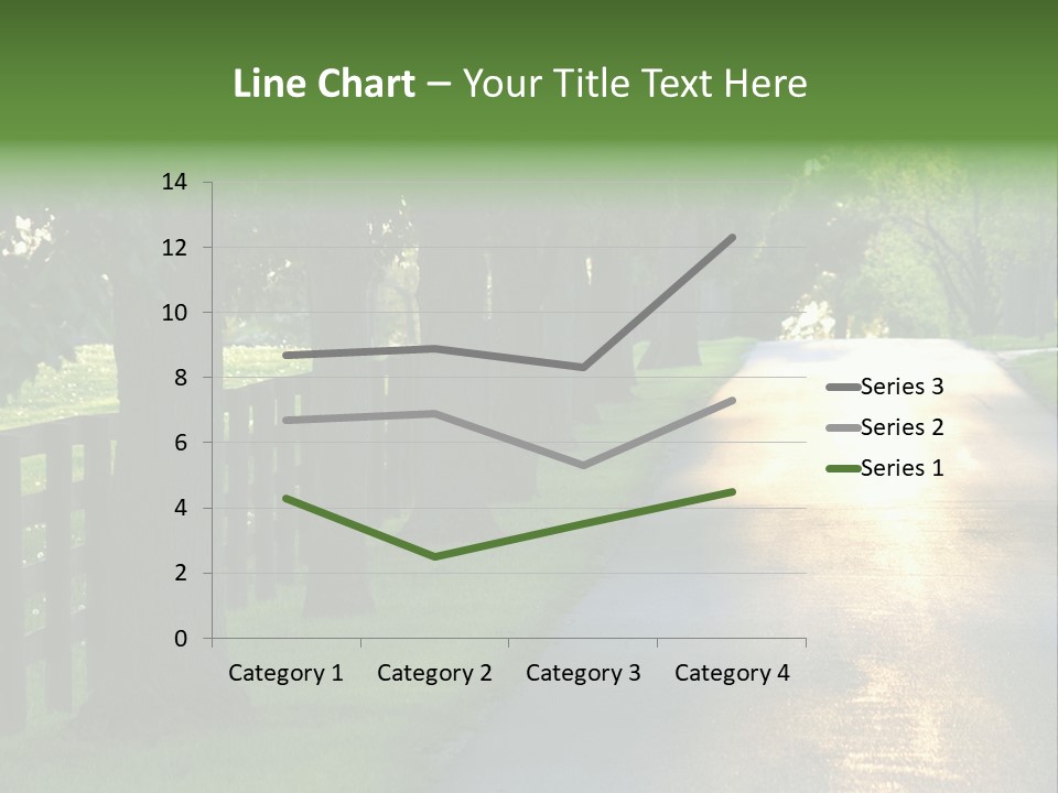 Horsefarm Landscape Fence PowerPoint Template