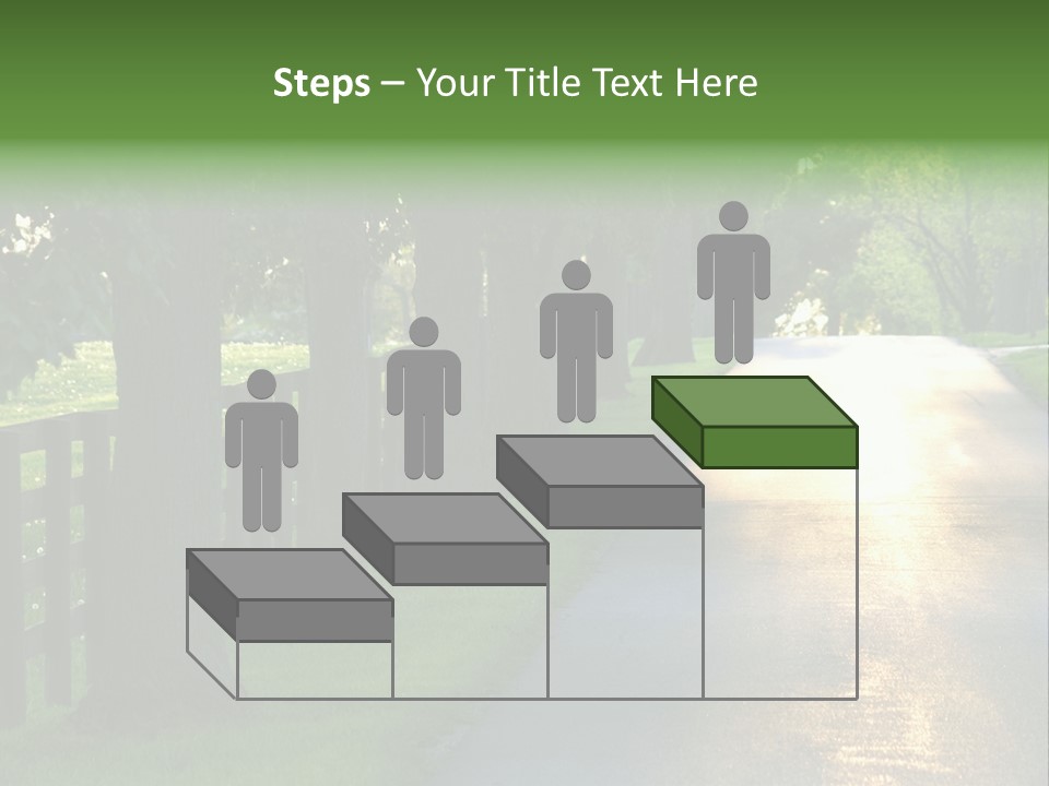 Horsefarm Landscape Fence PowerPoint Template