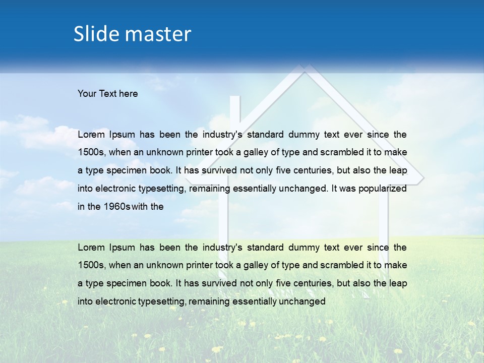 Vision Summer Fresh PowerPoint Template