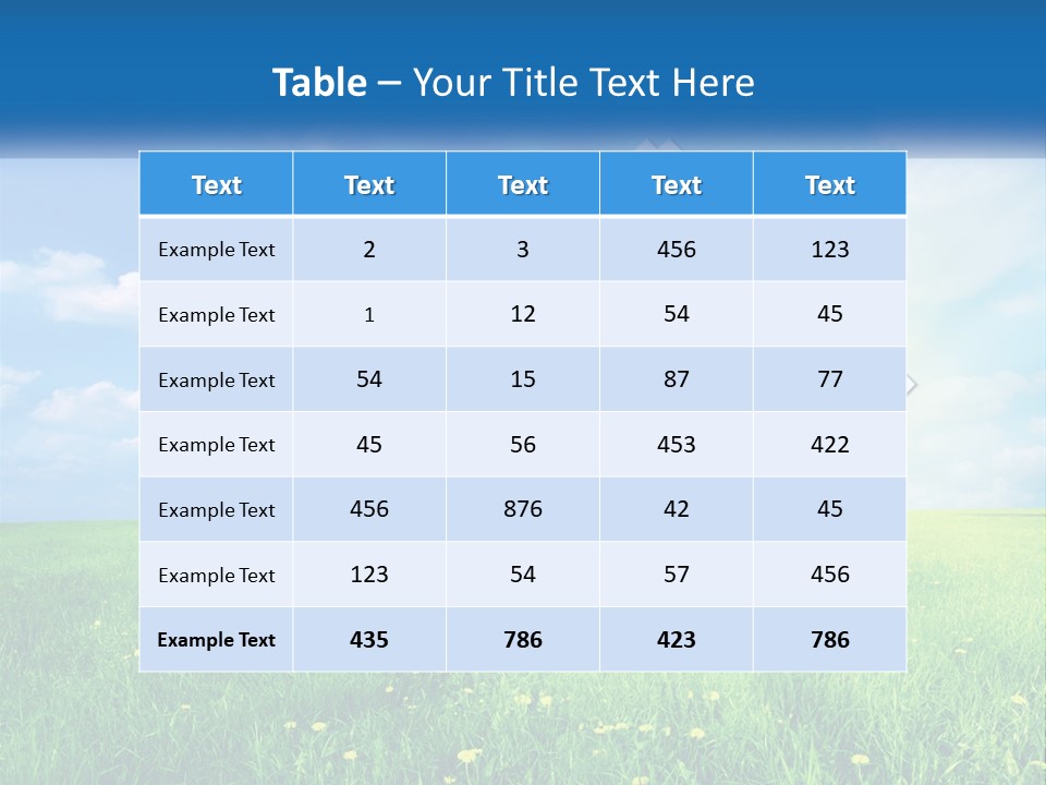 Vision Summer Fresh PowerPoint Template