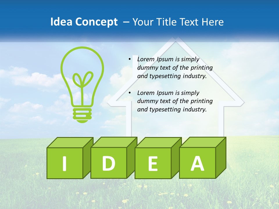 Vision Summer Fresh PowerPoint Template