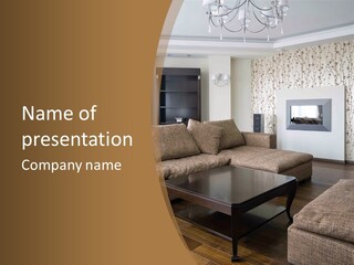 Decor House Chair PowerPoint Template