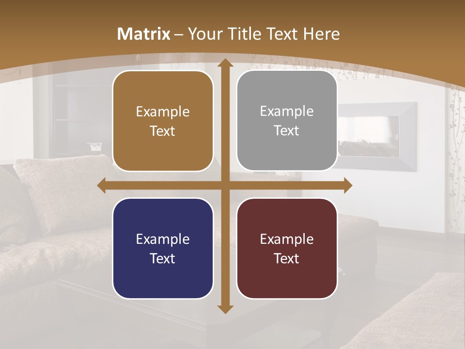 Decor House Chair PowerPoint Template