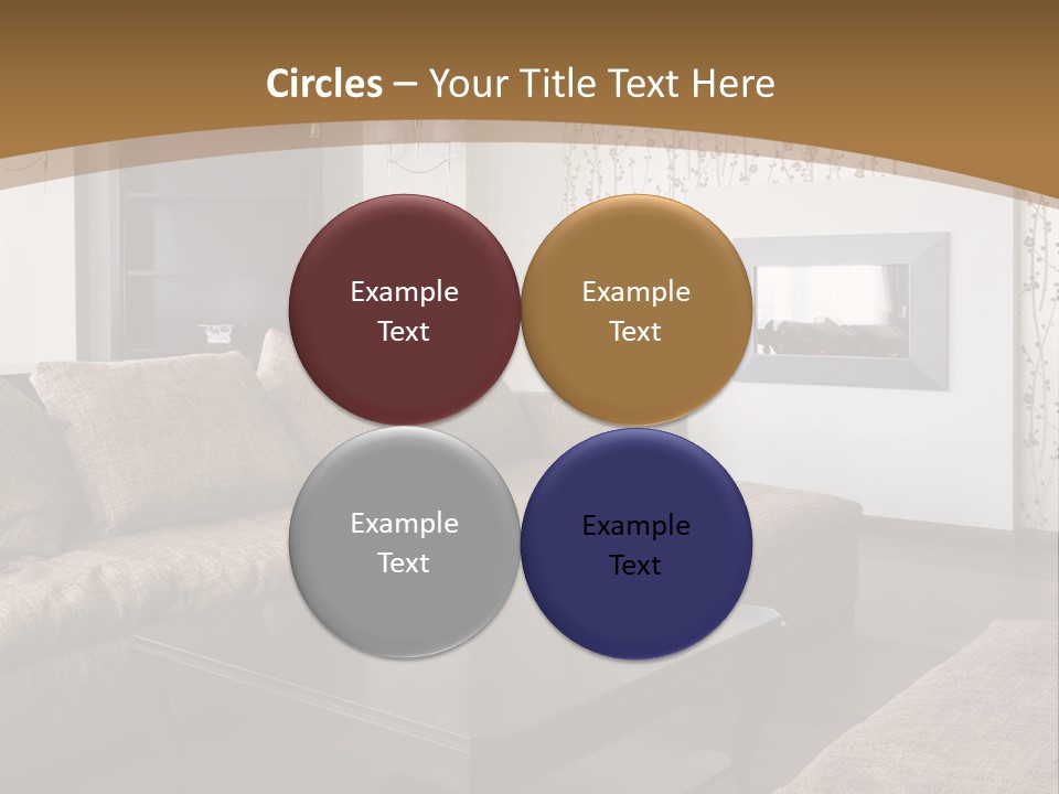 Decor House Chair PowerPoint Template