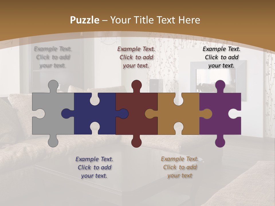 Decor House Chair PowerPoint Template