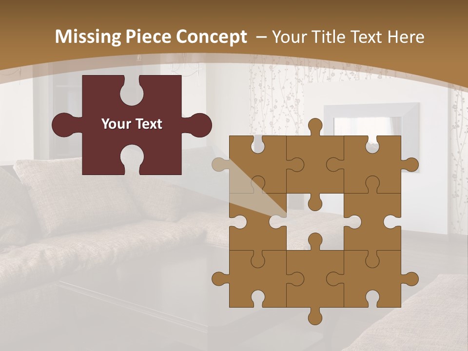 Decor House Chair PowerPoint Template