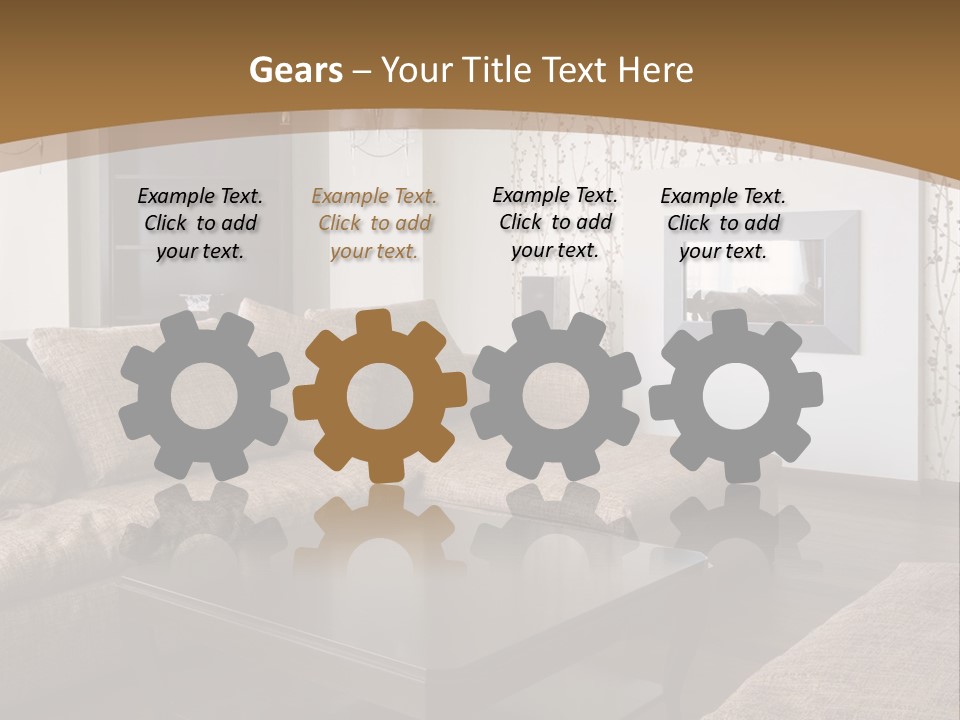 Decor House Chair PowerPoint Template