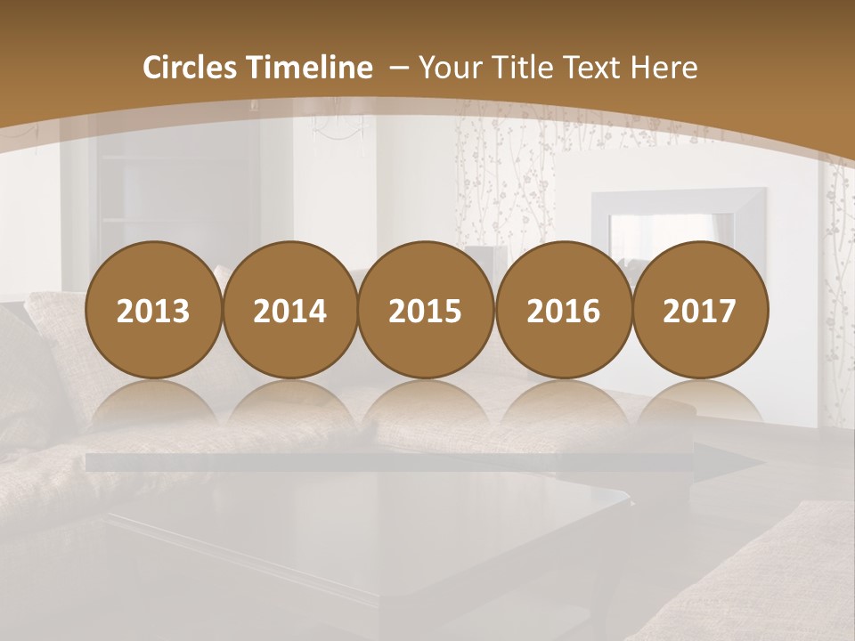 Decor House Chair PowerPoint Template