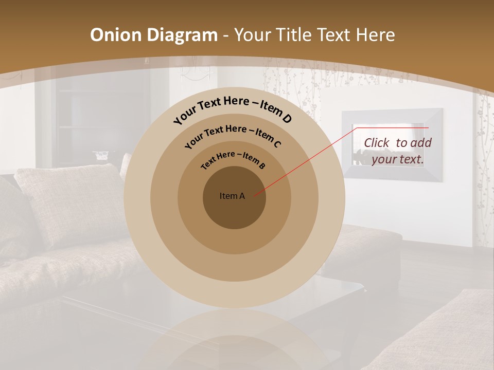 Decor House Chair PowerPoint Template