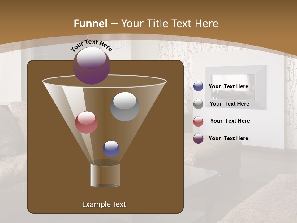 Decor House Chair PowerPoint Template