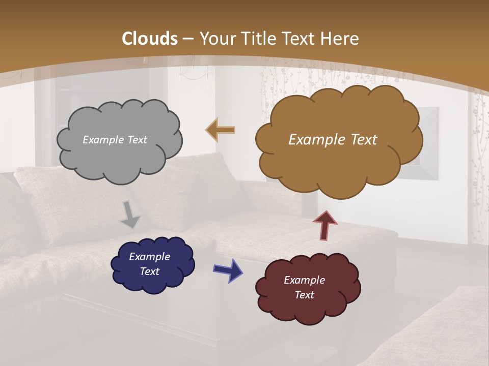 Decor House Chair PowerPoint Template