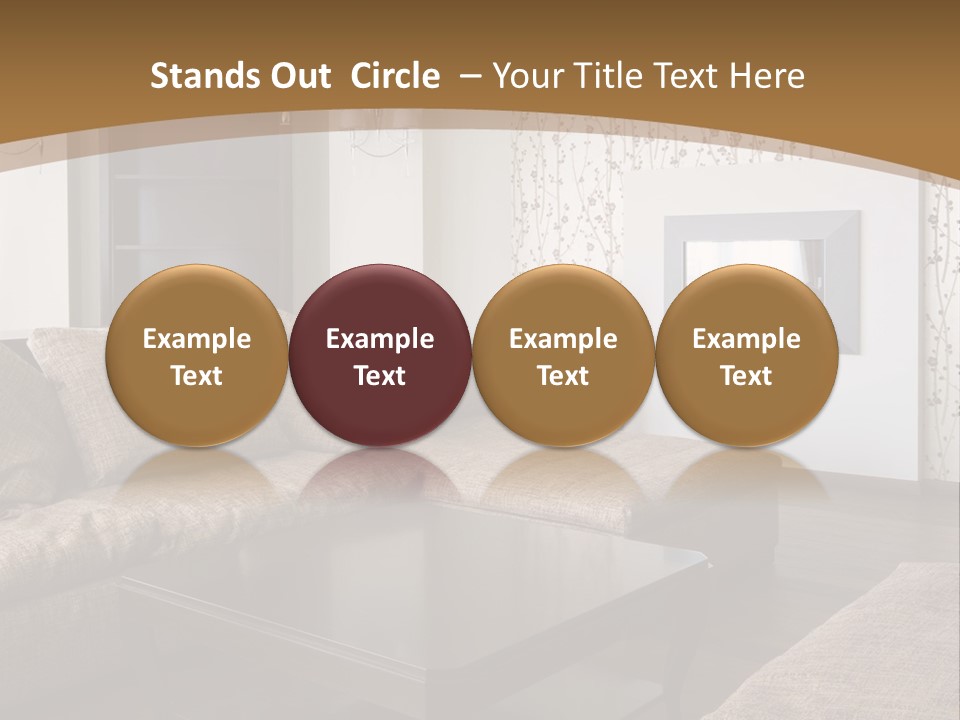 Decor House Chair PowerPoint Template