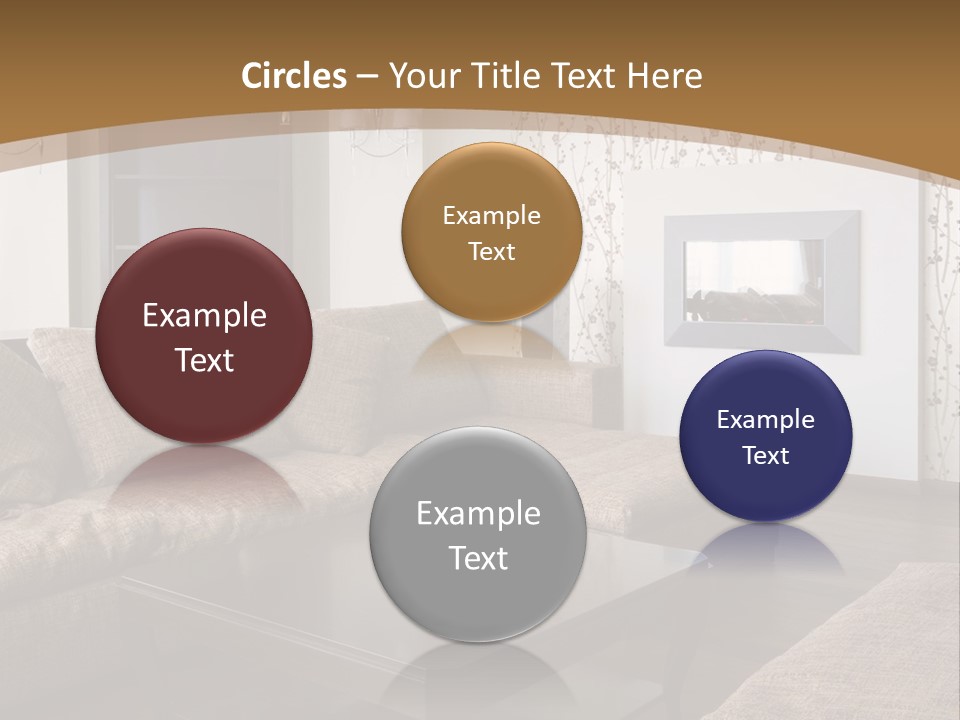 Decor House Chair PowerPoint Template