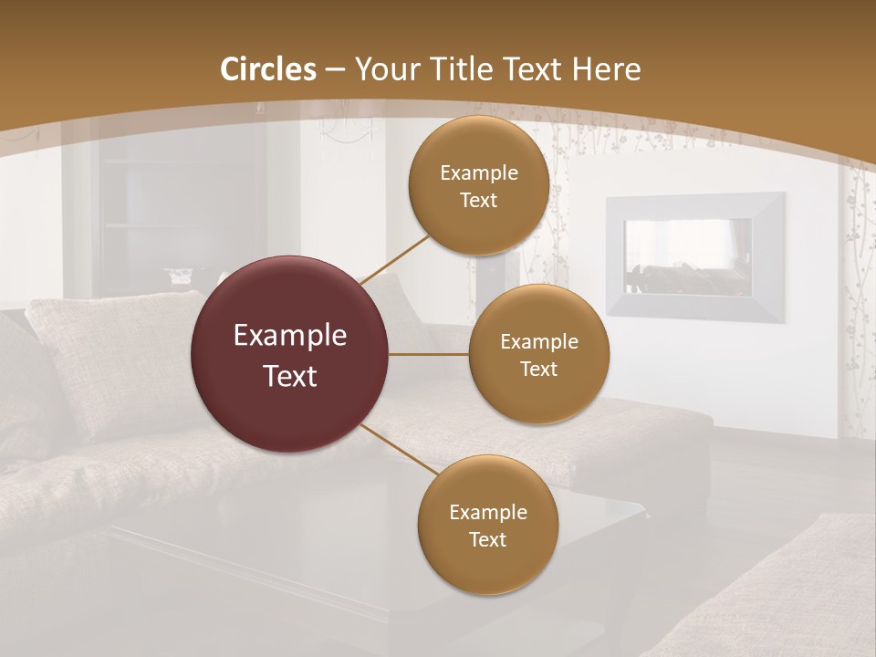 Decor House Chair PowerPoint Template