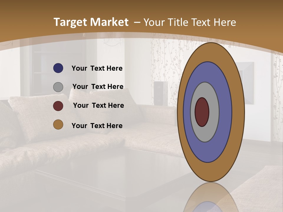 Decor House Chair PowerPoint Template