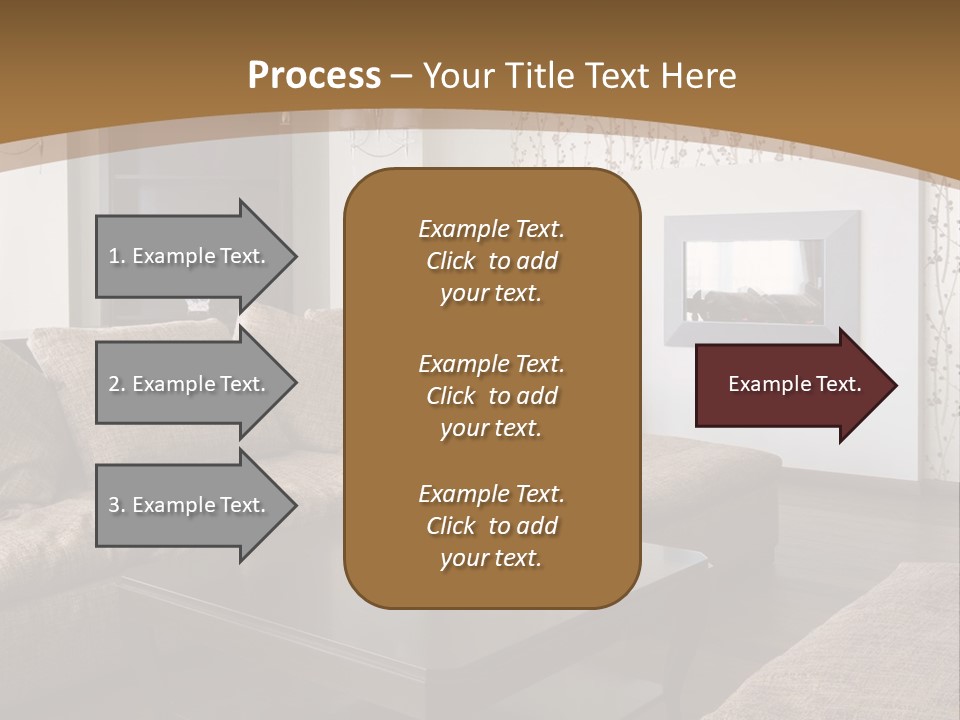 Decor House Chair PowerPoint Template