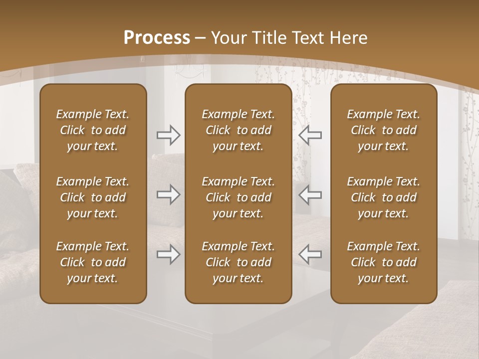 Decor House Chair PowerPoint Template