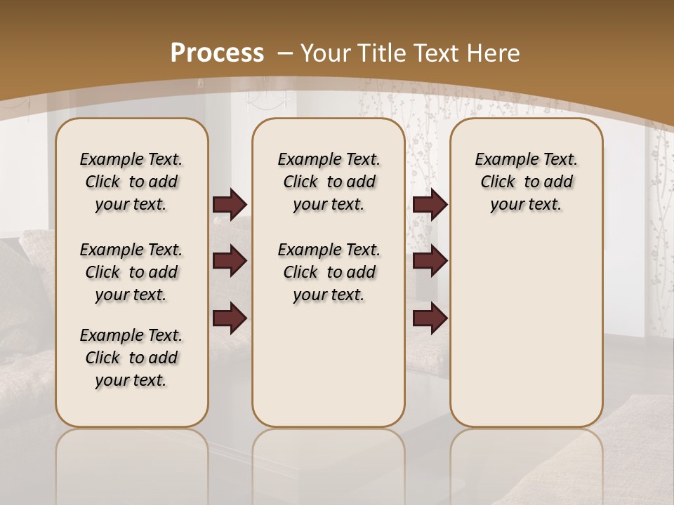 Decor House Chair PowerPoint Template