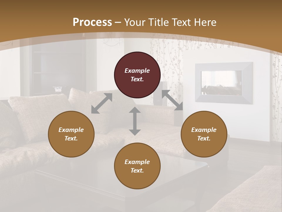 Decor House Chair PowerPoint Template
