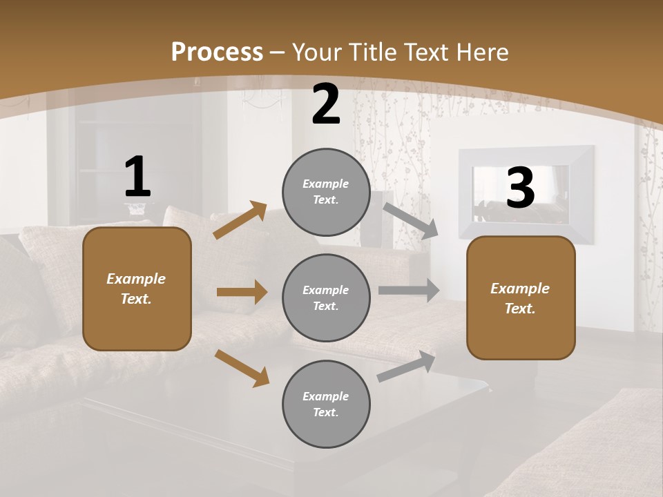 Decor House Chair PowerPoint Template