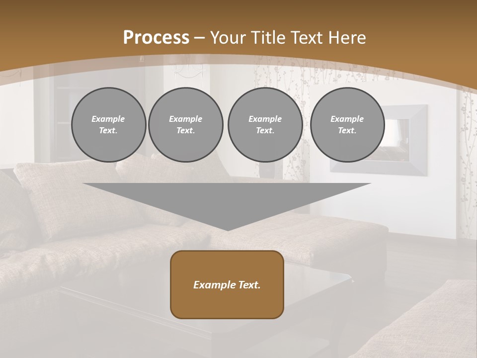 Decor House Chair PowerPoint Template