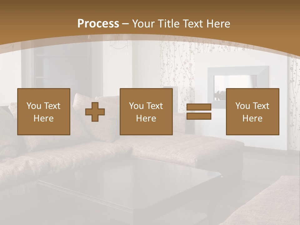 Decor House Chair PowerPoint Template
