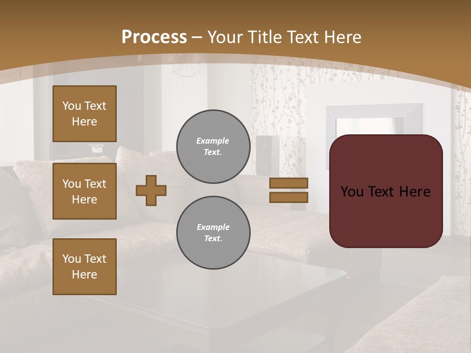 Decor House Chair PowerPoint Template