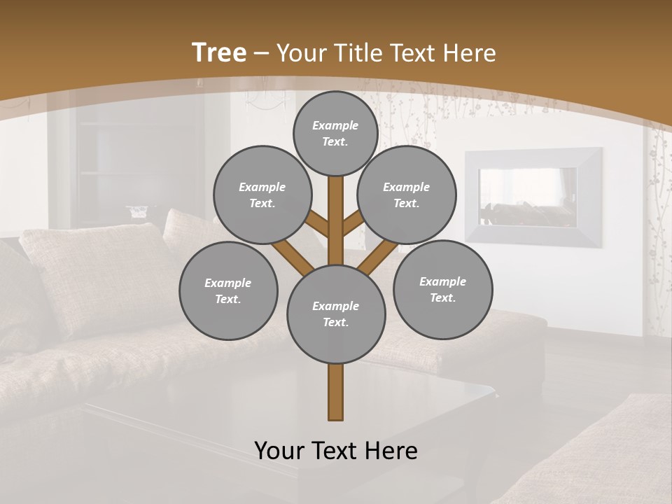 Decor House Chair PowerPoint Template