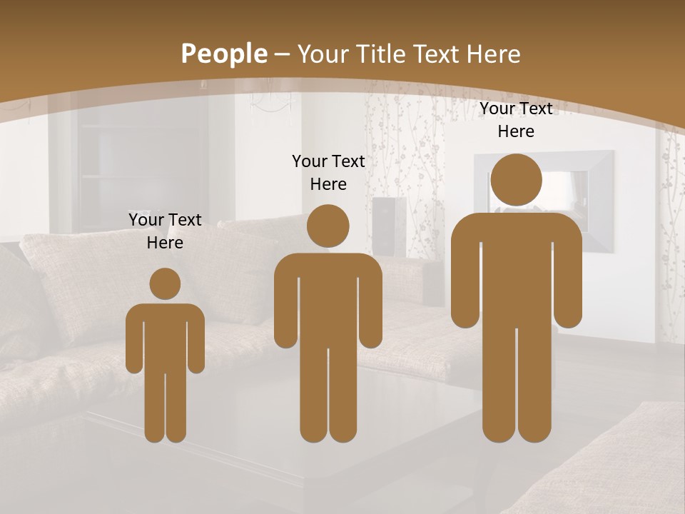 Decor House Chair PowerPoint Template